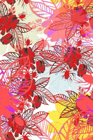 植物印花华亿平台图片