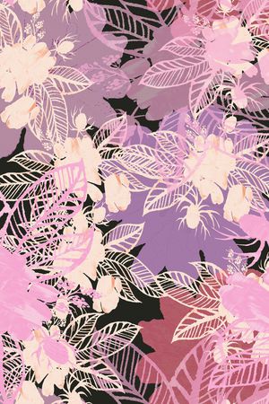 植物印花华亿平台图片