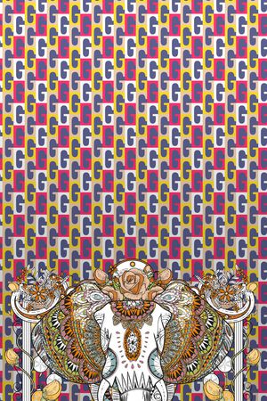 古典花纹印花华亿平台图片