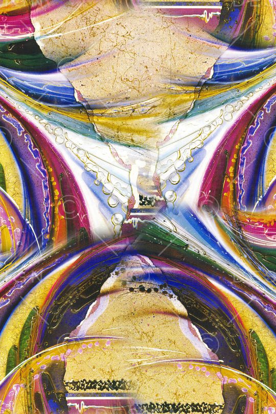 抽象印花华亿平台图片