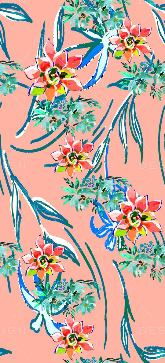 彩底花卉印花华亿平台图片