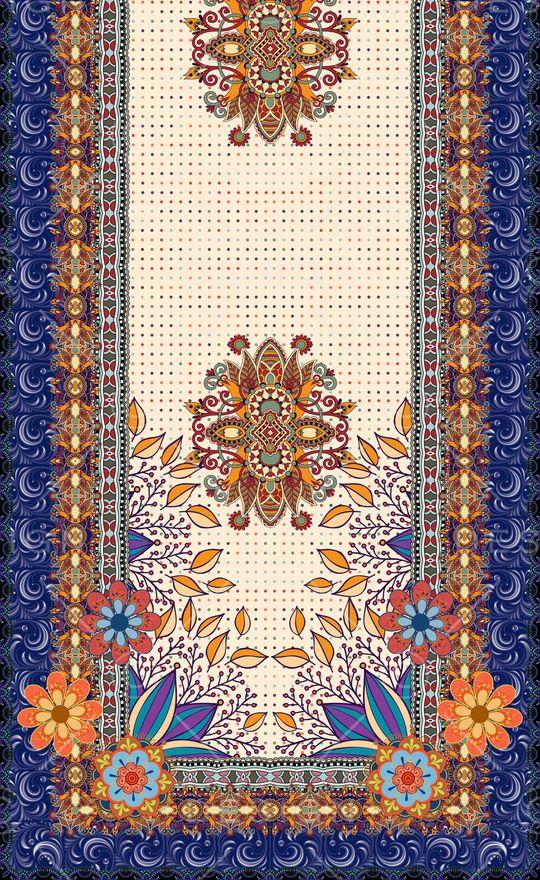 民族风印花华亿平台图片