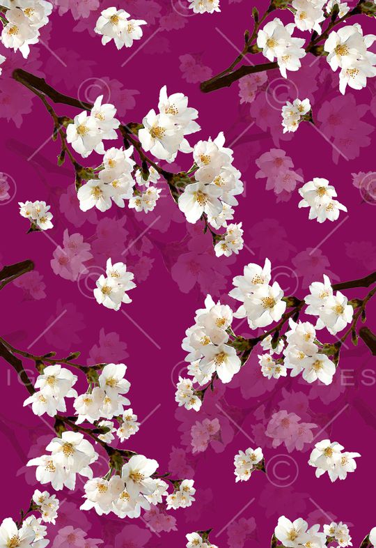 抽象花卉印花华亿平台图片