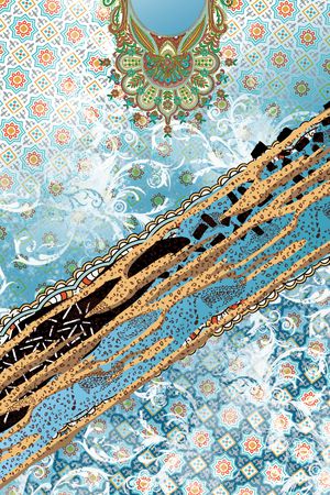 民族风印花华亿平台图片