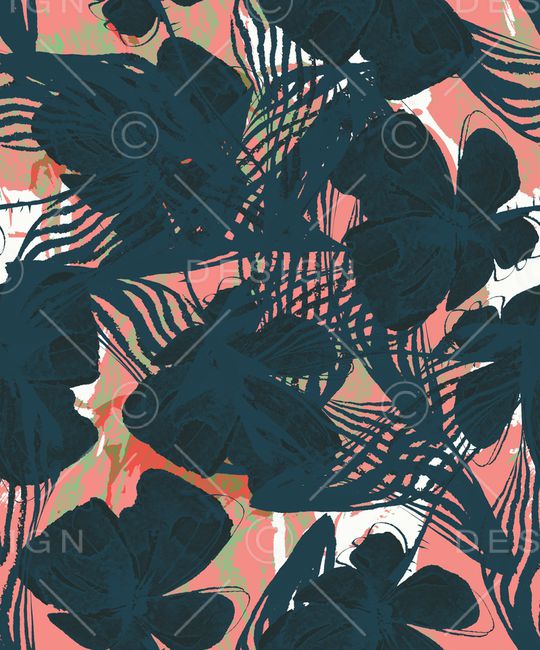 植物印花华亿平台图片