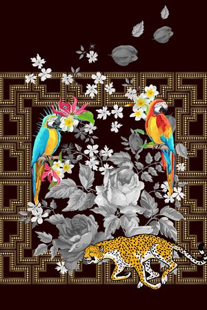 男装印花华亿平台图片