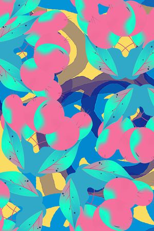 植物印花华亿平台图片