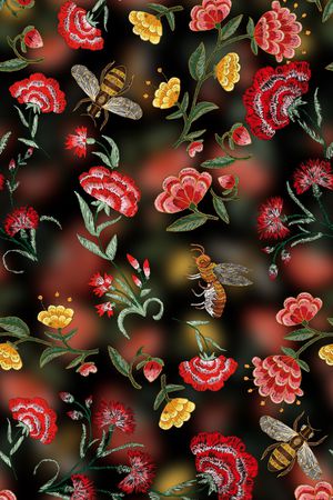 植物印花华亿平台图片