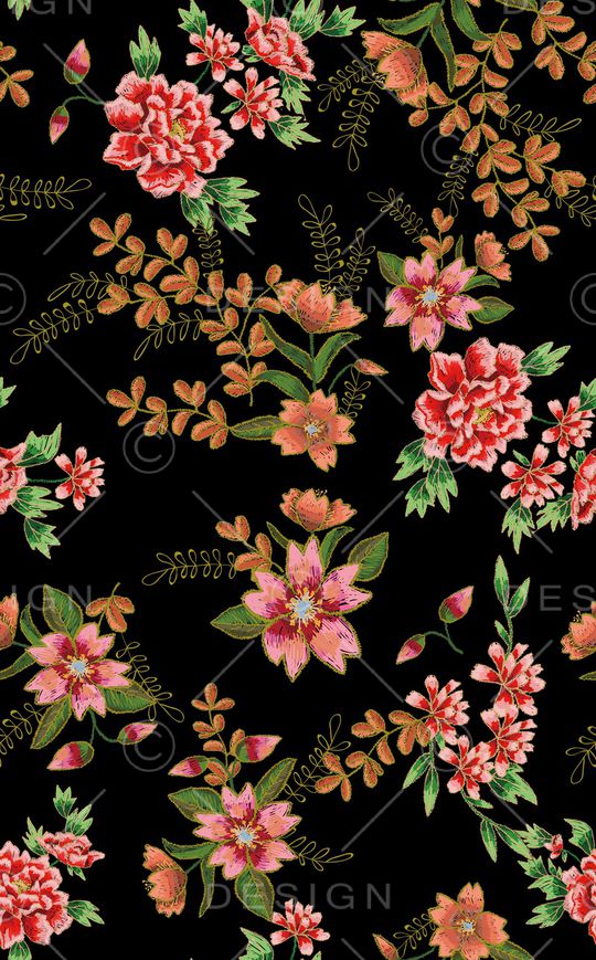 植物印花华亿平台图片