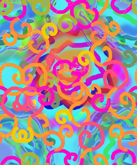 抽象印花华亿平台图片