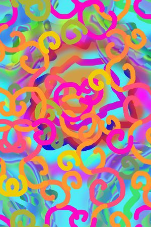 抽象印花华亿平台图片