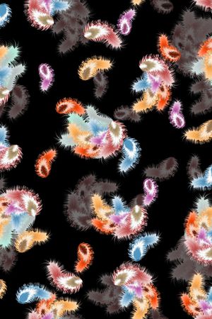 抽象印花华亿平台图片