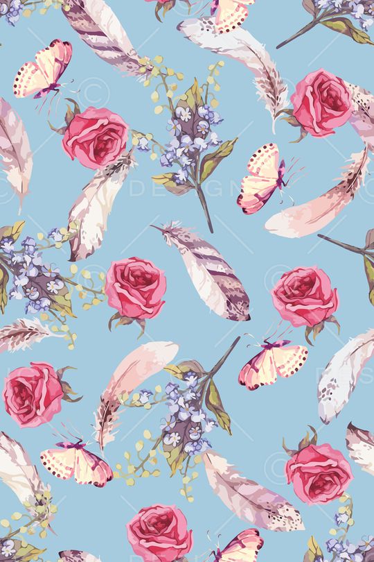 羽毛印花华亿平台图片