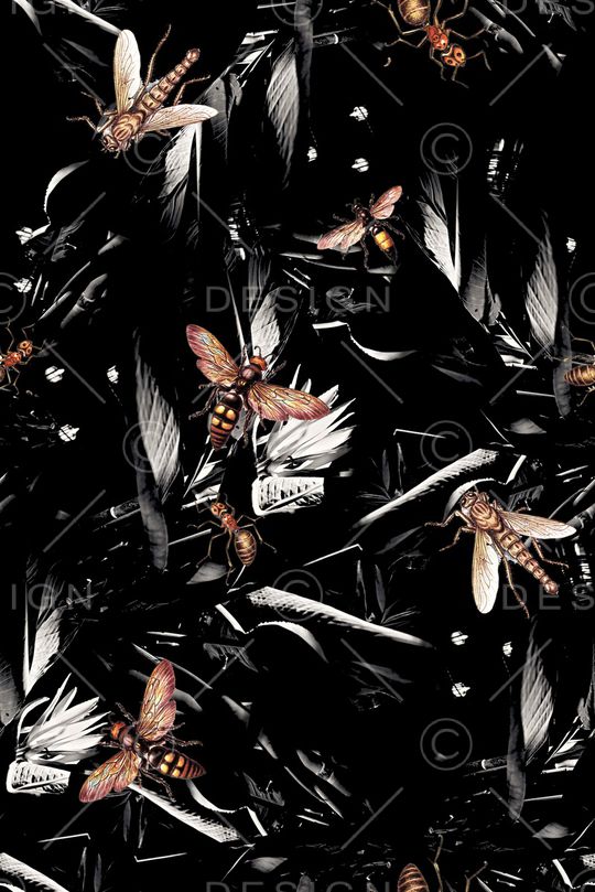 抽象印花华亿平台图片