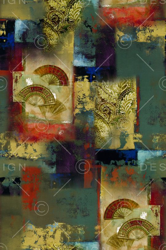 抽象印花华亿平台图片