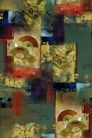 抽象印花华亿平台图片