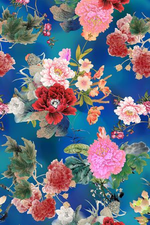 梅花印花华亿平台图片