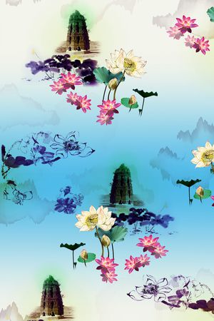 定位花印花华亿平台图片