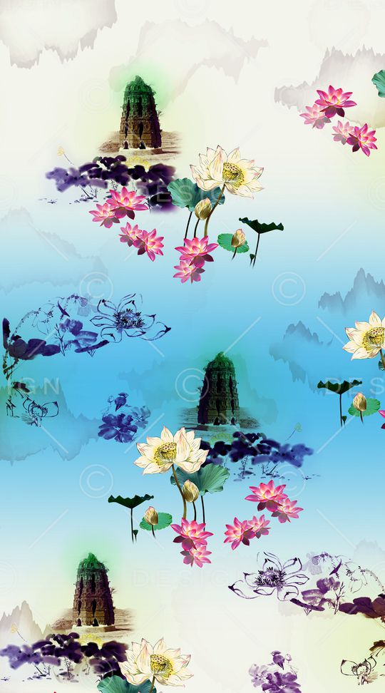 定位花印花华亿平台图片