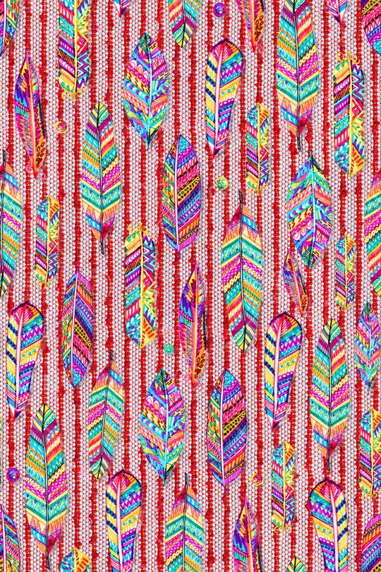 条纹印花华亿平台图片