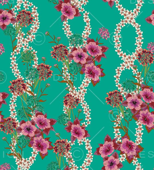 春夏华亿平台印花华亿平台图片