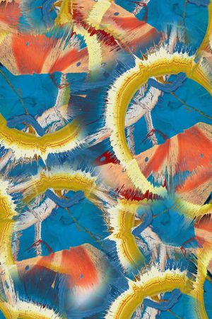 抽象印花华亿平台图片