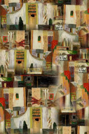 抽象印花华亿平台图片