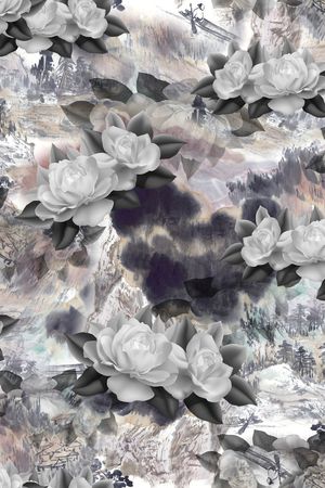 小碎花印花华亿平台图片