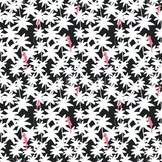 鹦鹉印花华亿平台图片