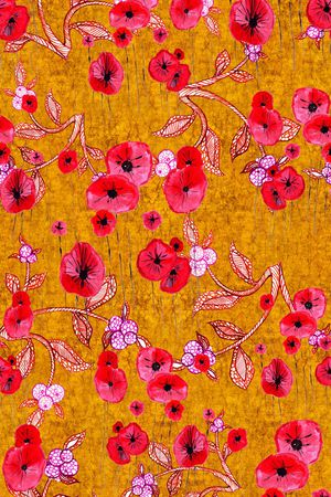 小碎花印花华亿平台图片