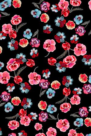 小碎花印花华亿平台图片