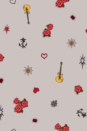 鲜花印花华亿平台图片