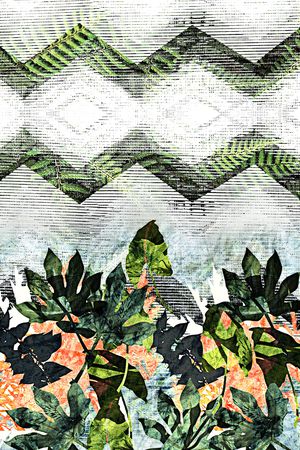 几何印花华亿平台图片