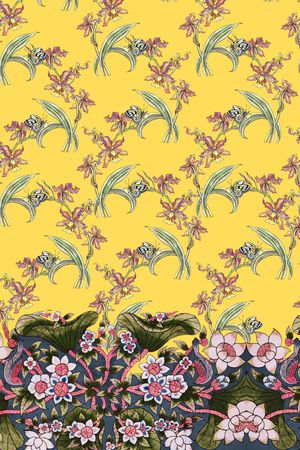 小碎花印花华亿平台图片