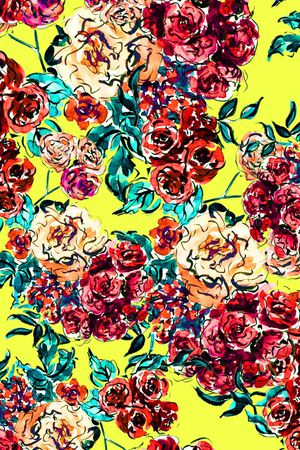 小碎花印花华亿平台图片