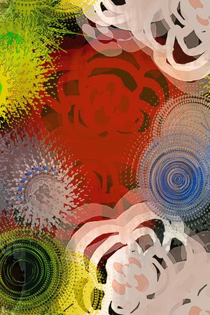 抽象印花华亿平台图片