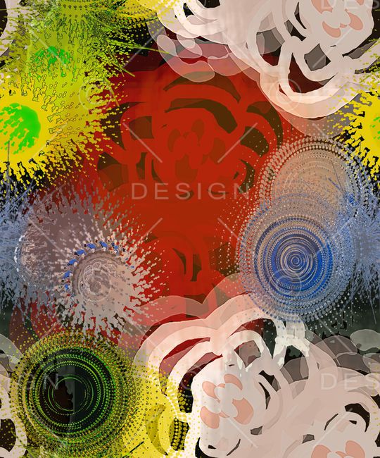 抽象印花华亿平台图片