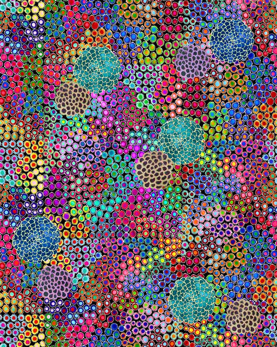 波点印花华亿平台图片