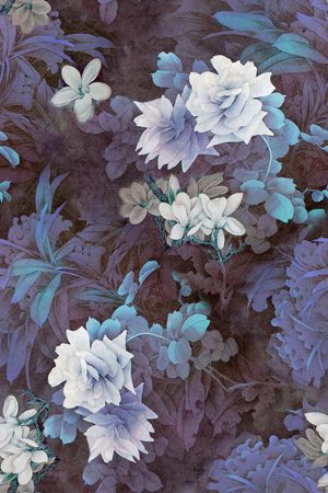 牡丹印花华亿平台图片