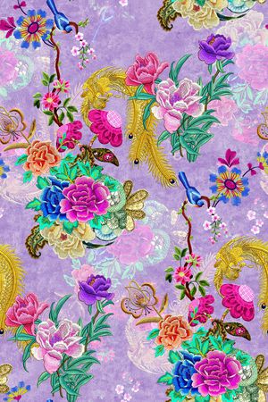 民族风印花华亿平台图片