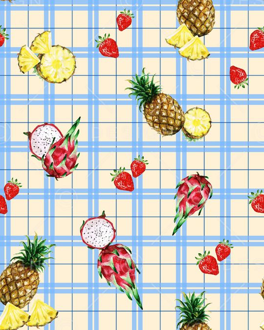 格子印花华亿平台图片