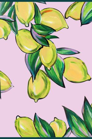 水果方巾印花华亿平台图片