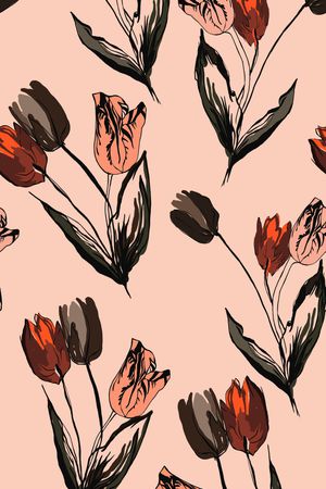 郁金香印花华亿平台图片