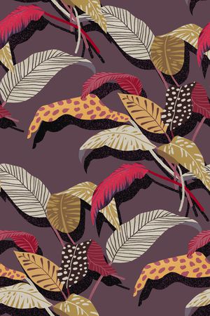 绿植树叶印花华亿平台图片