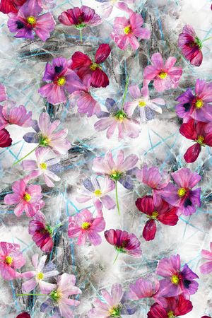 小碎花印花华亿平台图片