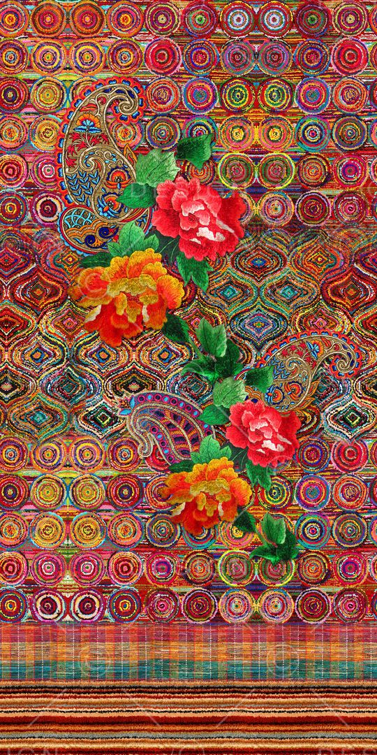 民族风印花华亿平台图片