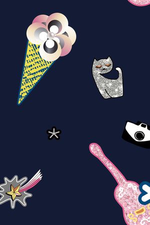 冰激凌印花华亿平台图片