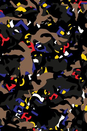 抽象印花华亿平台图片