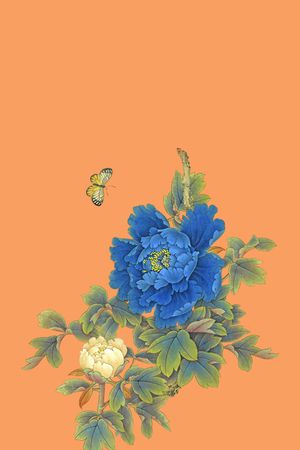 中国风印花华亿平台图片