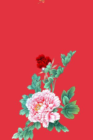 中国风印花华亿平台图片